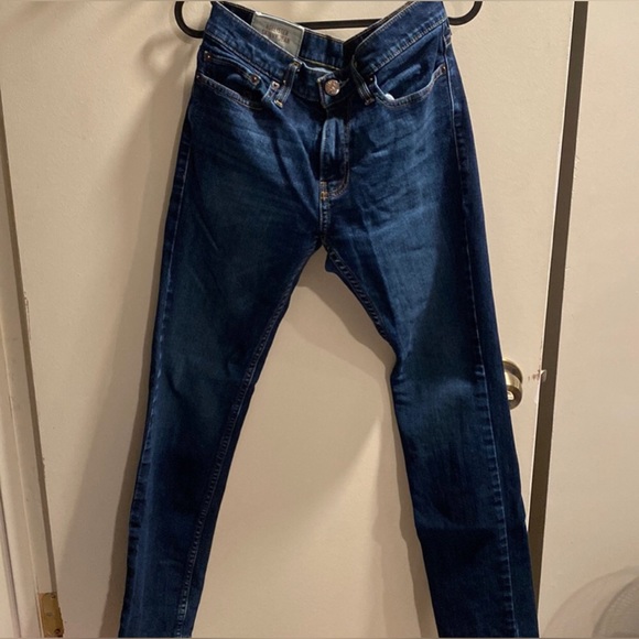 Men’s Dark Wash Skinny Jeans - Picture 1 of 3